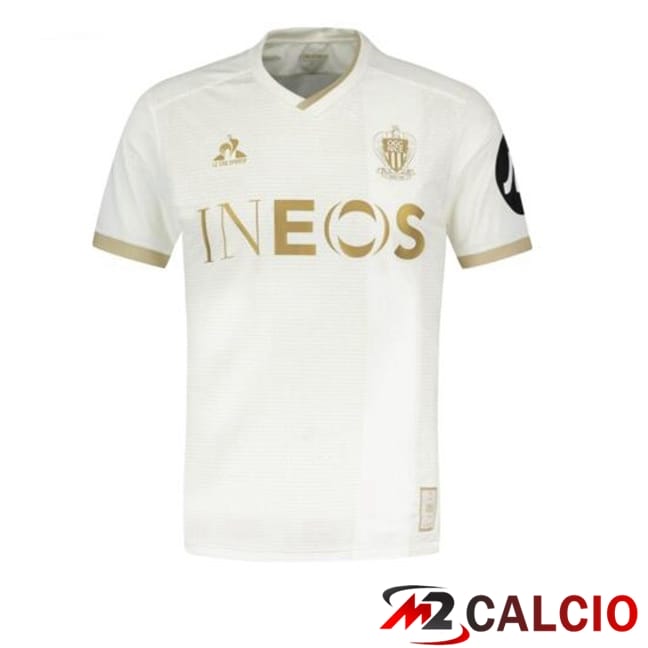Maglie Calcio OGC Nice Seconda Bianco 2024/2025