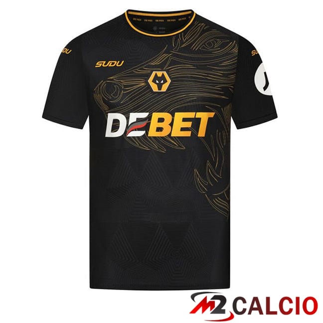 Maglie Calcio Wolves Seconda Nero 2024/2025