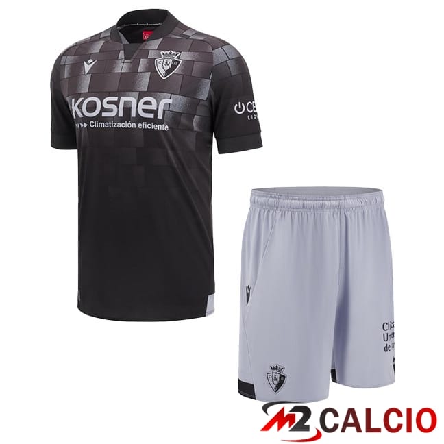 Maglie Calcio CA Osasuna Bambino Terza Nero 2024/2025