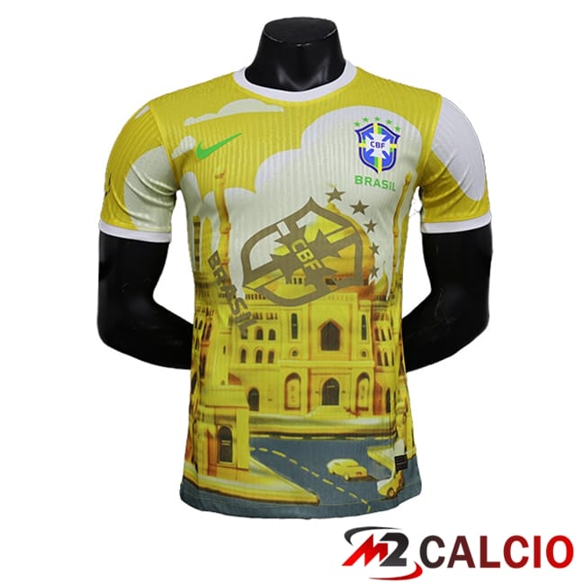 Maglie Calcio Brasile Edizione Speciale Giallo 2024/2025
