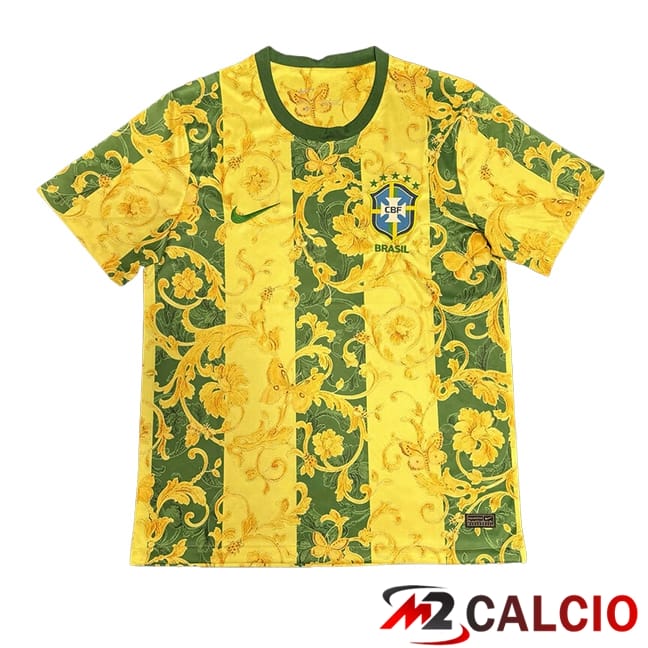 Maglie Calcio Brasile Edizione Speciale Giallo 2024/2025