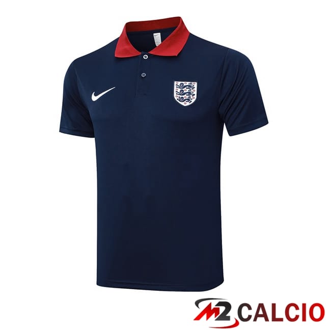 Maglia Polo Inghilterra Blu Reale 2024/2025