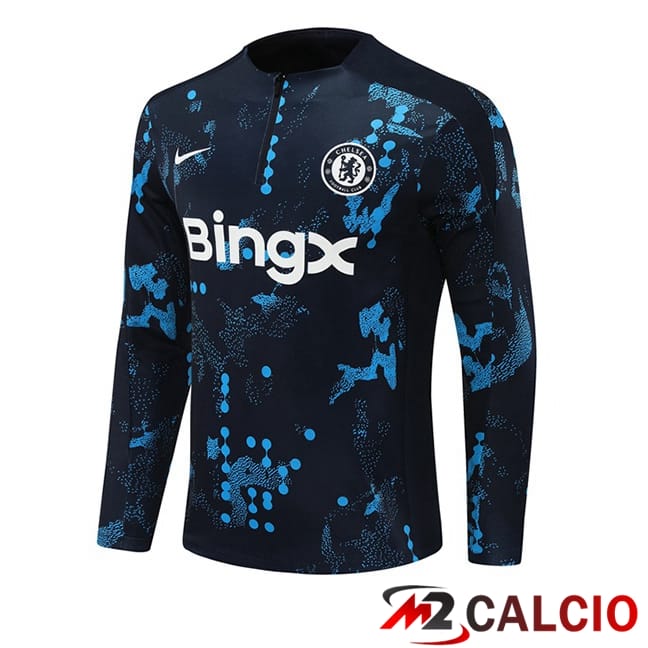 Felpa Allenamento FC Chelsea Blu Reale 2024/2025