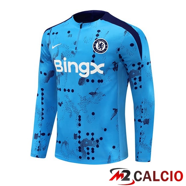 Felpa Allenamento FC Chelsea Blu 2024/2025