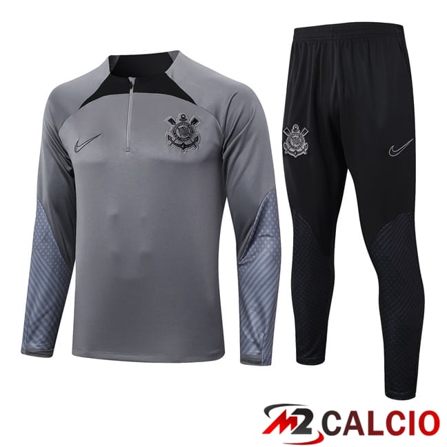 Insieme Tuta Calcio Corinthians Grigio 2024/2025