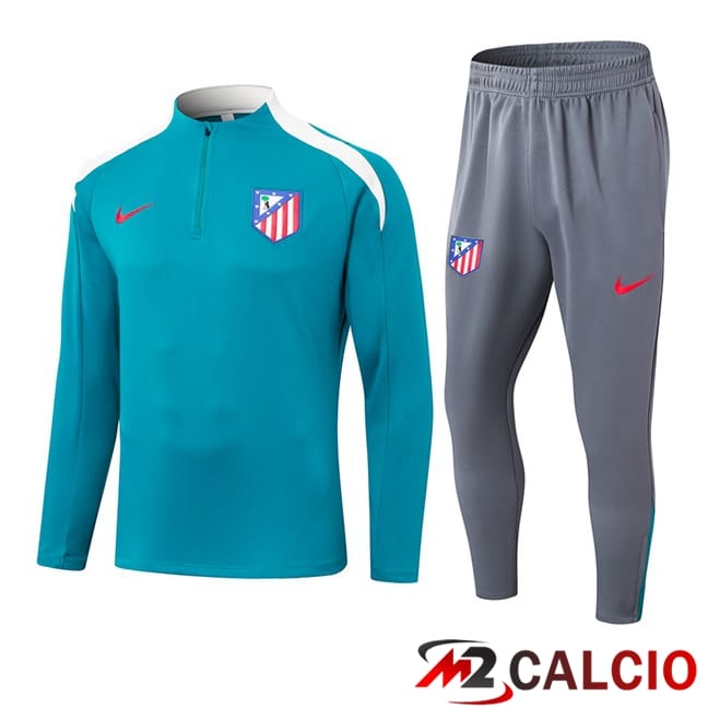 Insieme Tuta Calcio Atletico Madrid Blu 2024/2025