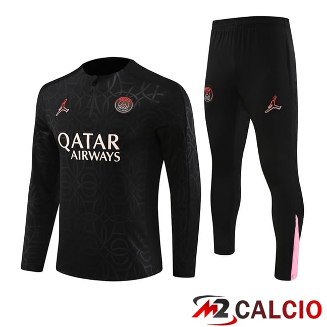 Insieme Tuta Calcio JORDAN Paris PSG Nero 2024/2025