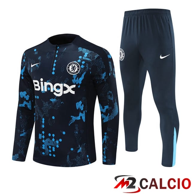 Insieme Tuta Calcio FC Chelsea Blu Reale 2024/2025