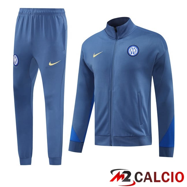 Insieme Tuta Calcio - Giacca Inter Milan Blu 2024/2025