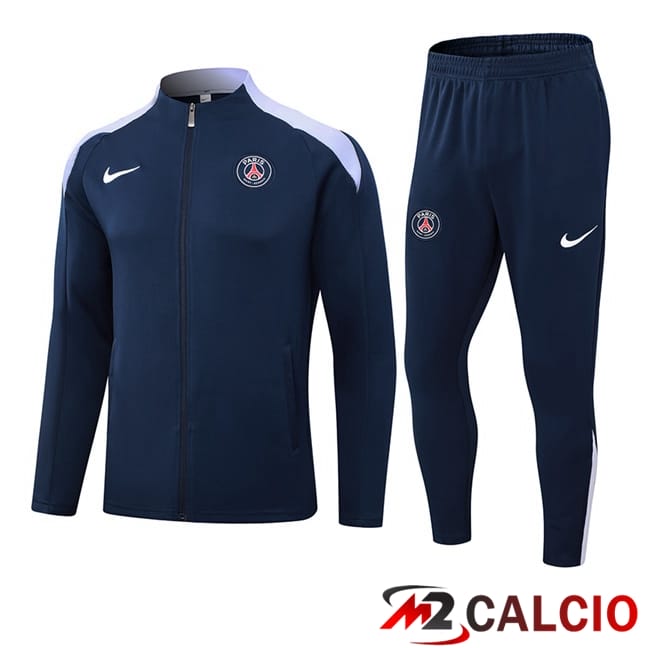 Insieme Tuta Calcio - Giacca Paris PSG Blu Reale 2024/2025