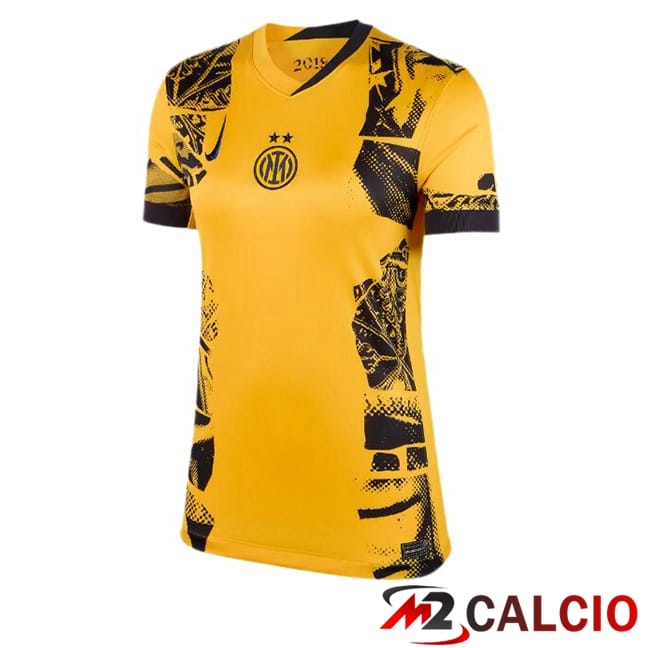 Maglie Calcio Inter Milan Donna Terza Giallo 2024/2025