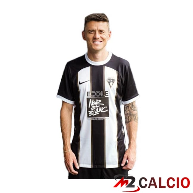 Maglie Calcio Angers SCO Prima Nero Bianco 2024/2025