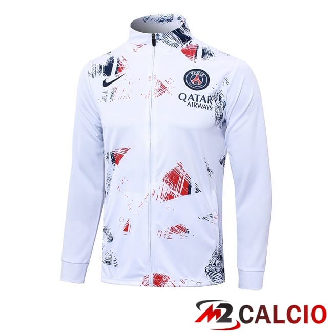 Giacca Calcio Paris PSG Bianco 2024/2025