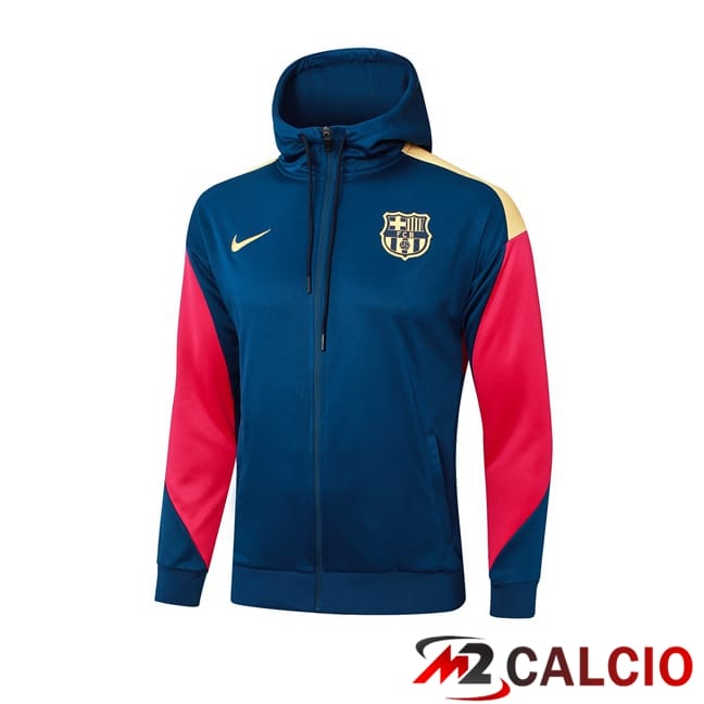 Giacca A Vento FC Barcellona Blu Reale 2024/2025