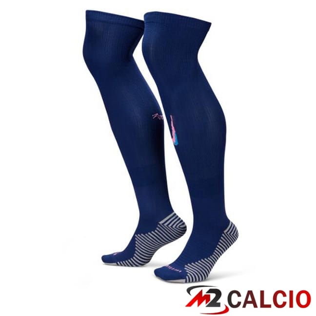 Calzini Calcio Atletico Madrid Terza Blu 2024/2025