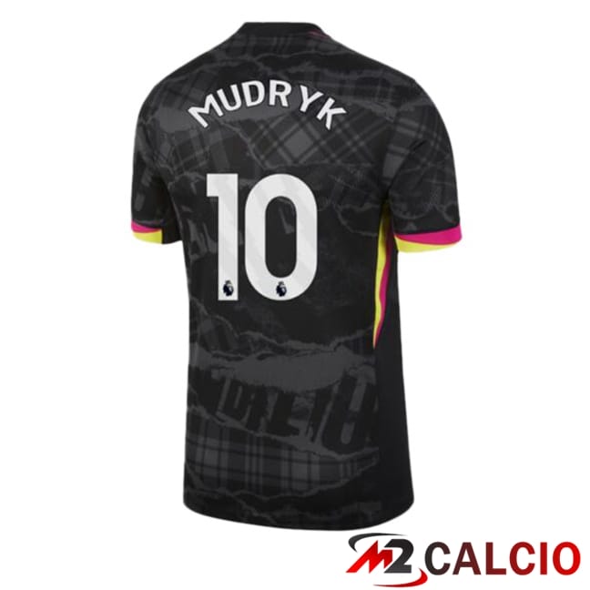 Maglie Calcio FC Chelsea (Mudryk 10) Terza Nero 2024/2025