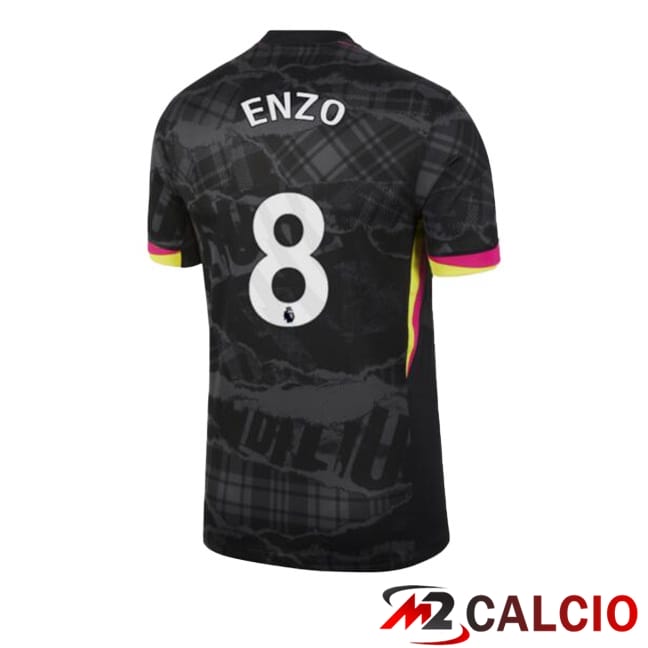Maglie Calcio FC Chelsea (Enzo 8) Terza Nero 2024/2025