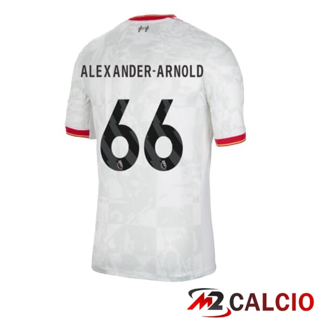Maglie Calcio FC Liverpool (ALEXANDER-ARNOLD 66) Terza Bianco 2024/2025