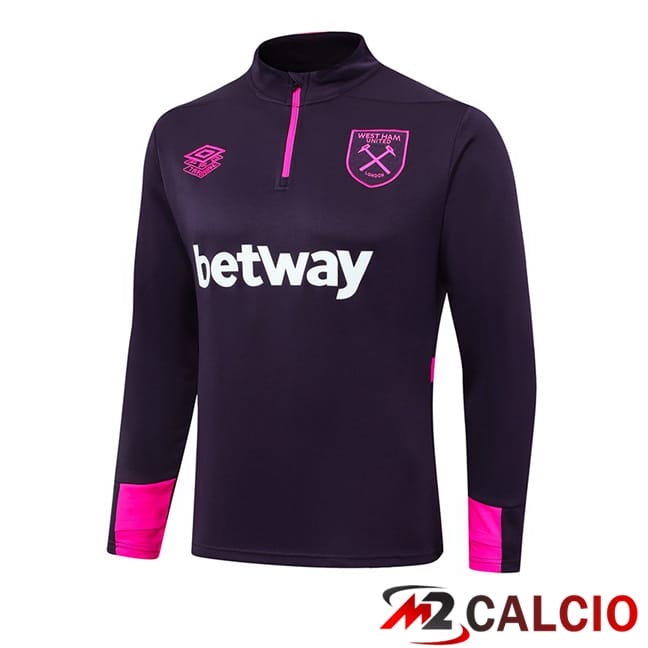 Felpa Allenamento West Ham United Viola 2024/2025