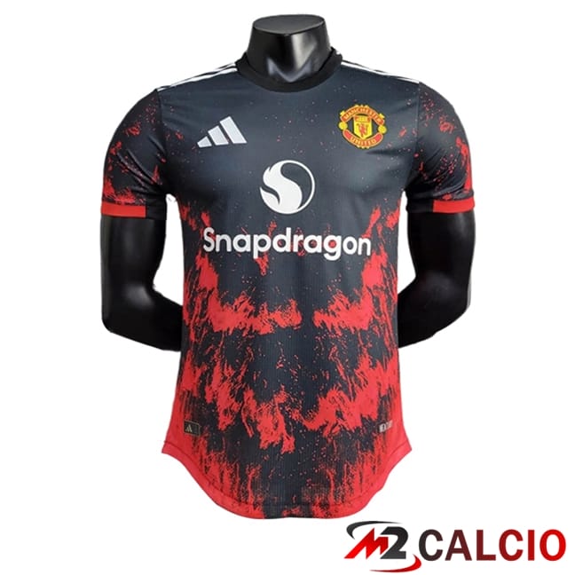 Maglie Calcio Manchester United Edizione Speciale Nero/Rosso 2024/2025