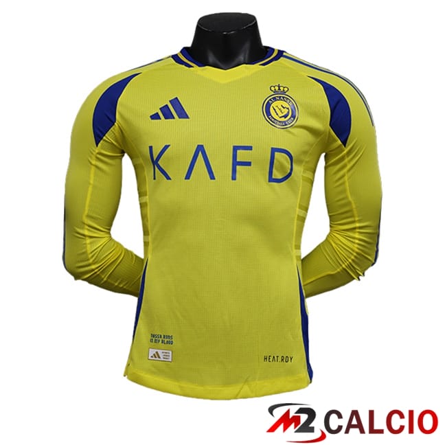 Maglie Calcio Al-Nassr Manica Lunga Prima 2024/2025