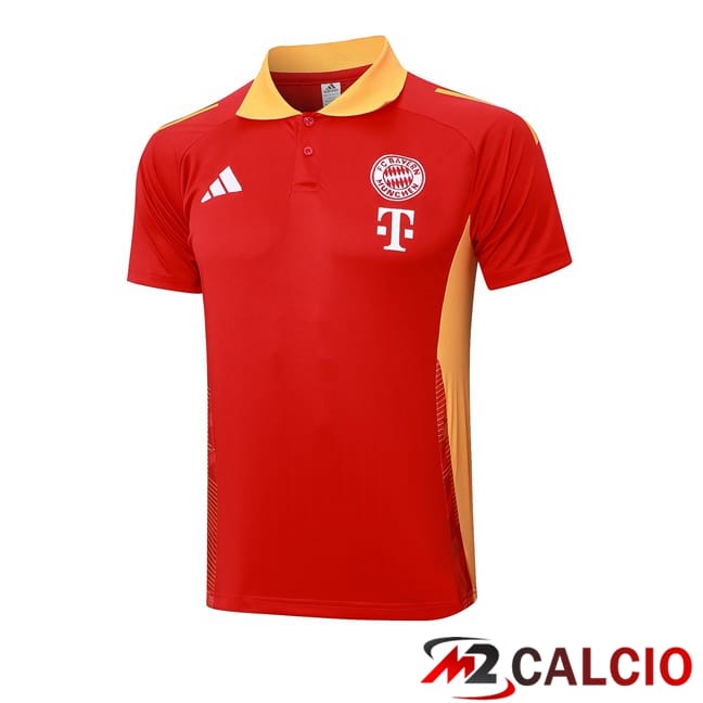 Maglie Polo Bayern Monaco Rosso 2024/2025