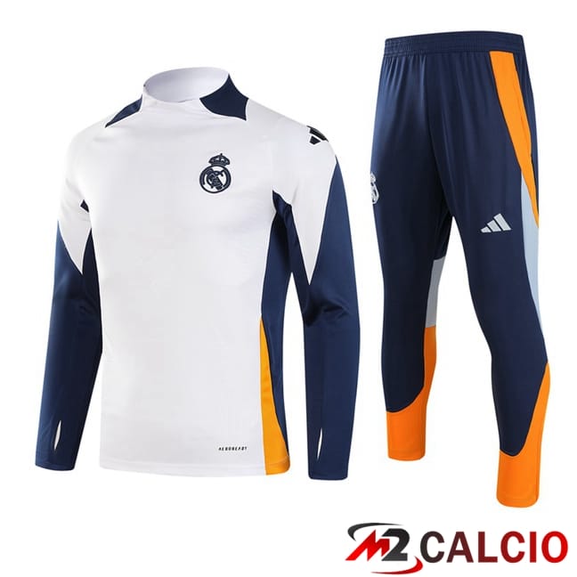 Insieme Tuta Calcio Real Madrid Bianco 2024/2025