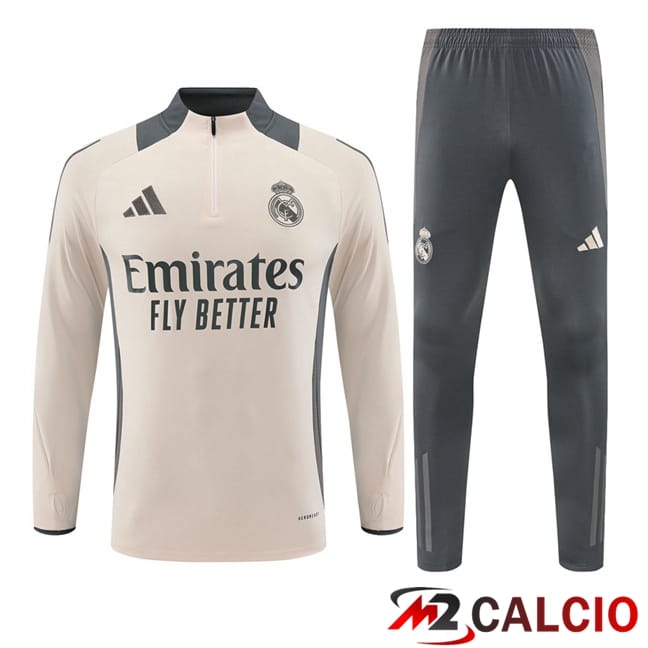 Insieme Tuta Calcio Real Madrid Grigio 2024/2025
