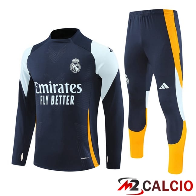 Insieme Tuta Calcio Real Madrid Blu Reale 2024/2025