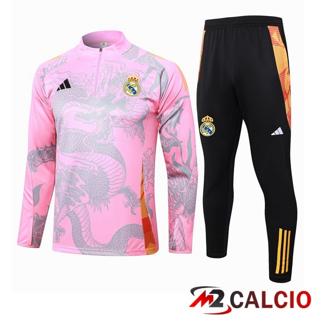 Insieme Tuta Calcio Real Madrid Rosa 2024/2025
