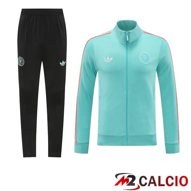Insieme Tuta Calcio - Giacca Inter Miami CF Verde 2024/2025