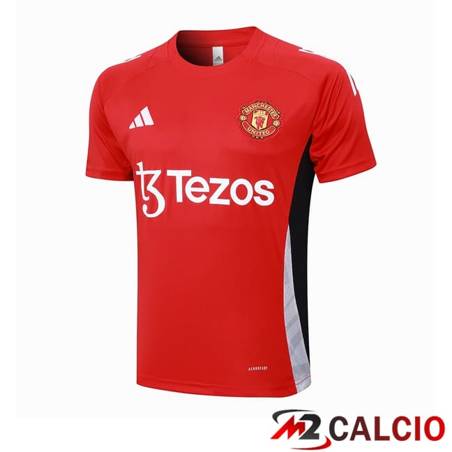 T Shirt Allenamento Manchester United Rosso 2024/2025
