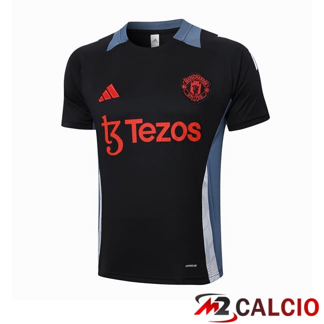T Shirt Allenamento Manchester United Nero 2024/2025