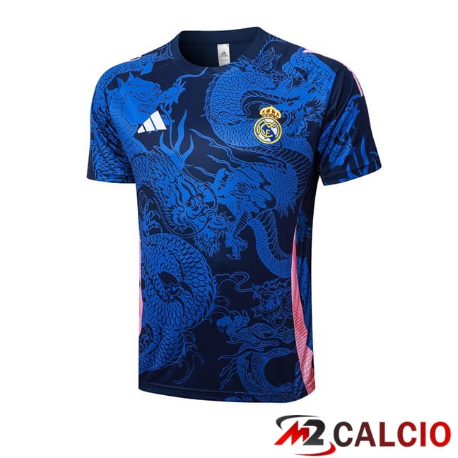 T Shirt Allenamento Real Madrid Blu Reale 2024/2025