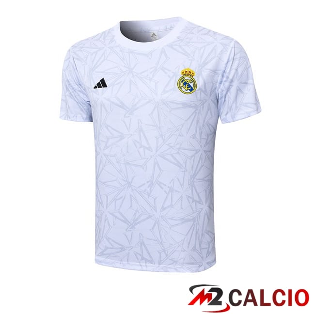 T Shirt Allenamento Real Madrid Bianco 2024/2025