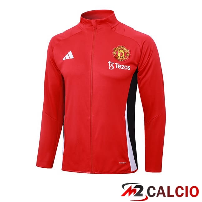 Giacca Calcio Manchester United Rosso 2024/2025