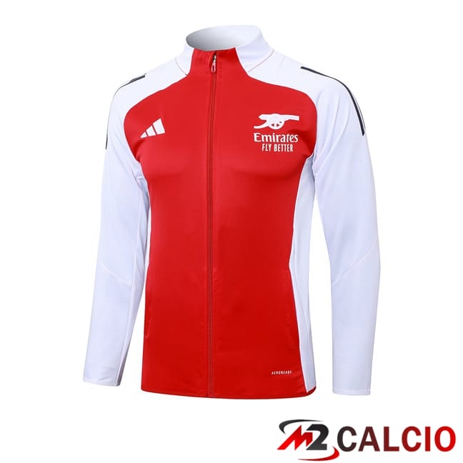 Giacca Calcio Arsenal Rosso Bianco 2024/2025