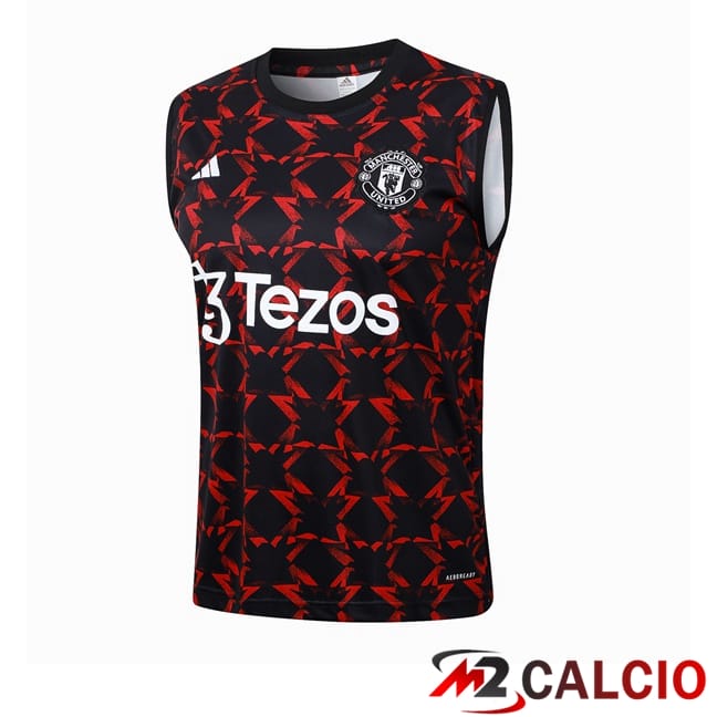 Canotta Allenamento Manchester United Rosso 2024/2025