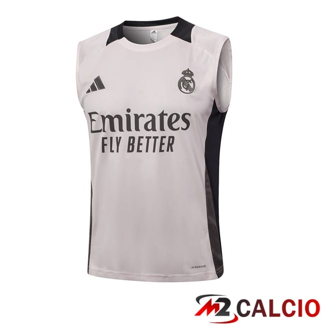 Canotta Allenamento Real Madrid Grigio 2024/2025