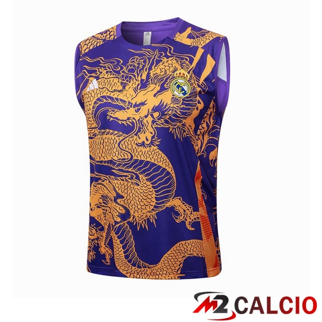 Canotta Allenamento Real Madrid Viola 2024/2025