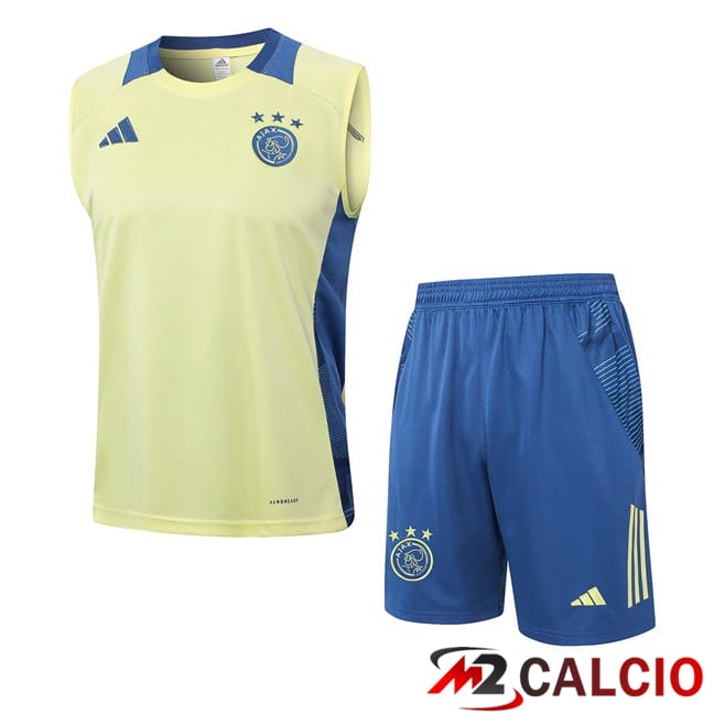 Canotta Allenamento AFC Ajax + Pantaloncini Giallo 2024/2025