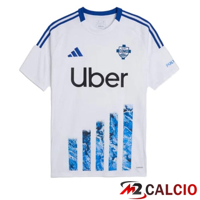 Maglie Calcio Como 1907 Seconda Bianco 2024/2025
