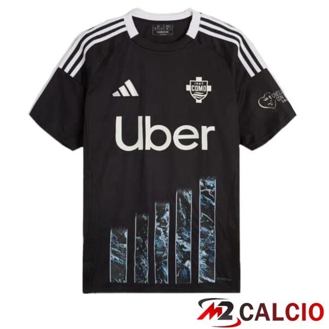 Maglie Calcio Como 1907 Terza Nero 2024/2025