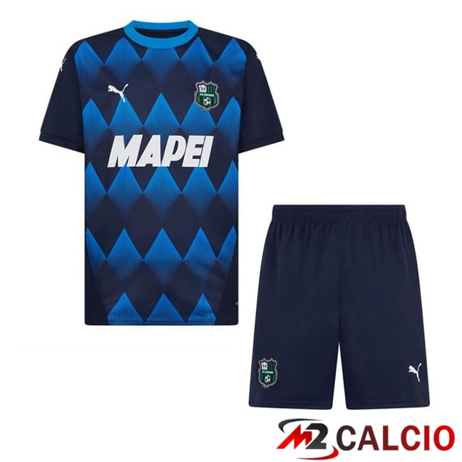Maglie Calcio US Sassuolo Bambino Terza Blu 2024/2025
