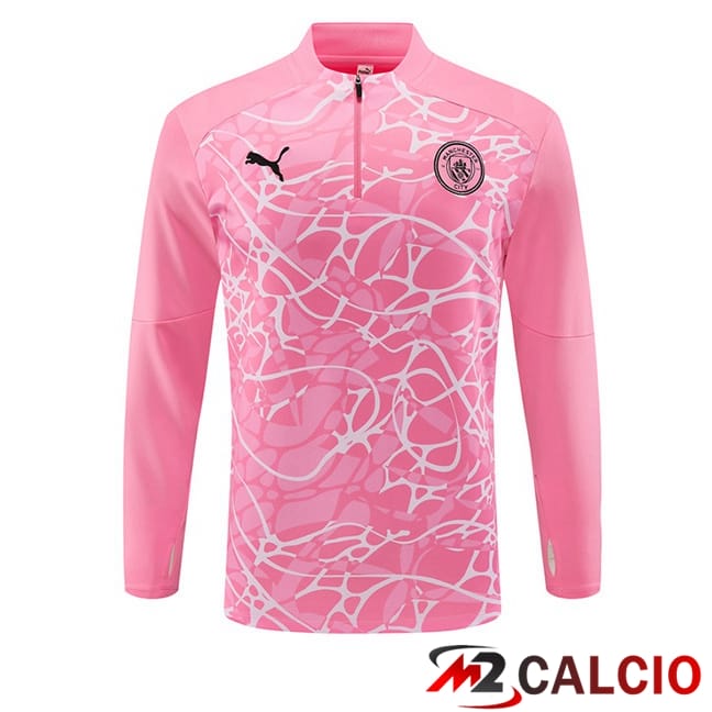 Felpa Allenamento Manchester City Rosa 2024/2025