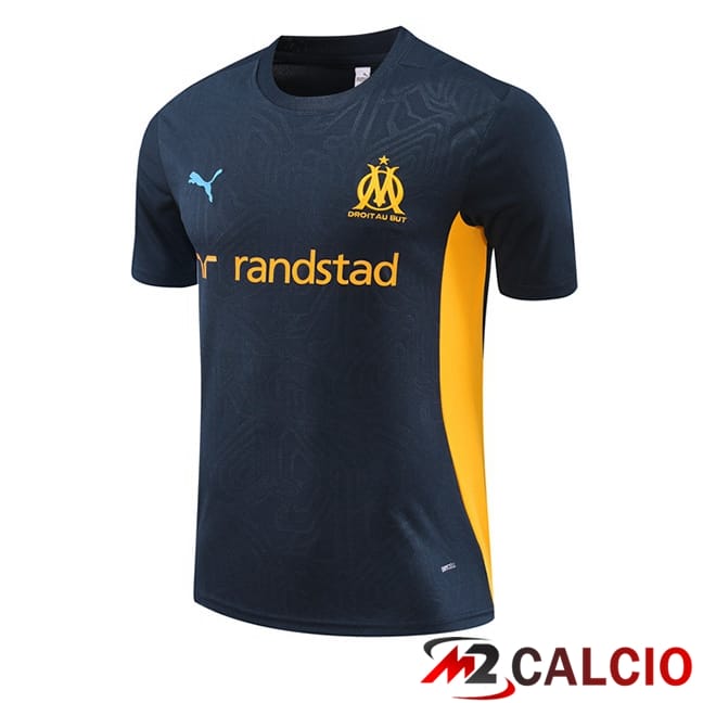 T Shirt Allenamento Marsiglia OM Blu Reale 2024/2025
