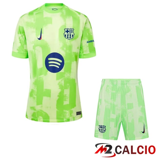 Maglie Calcio Barcellona Bambino Terza 2024/2025
