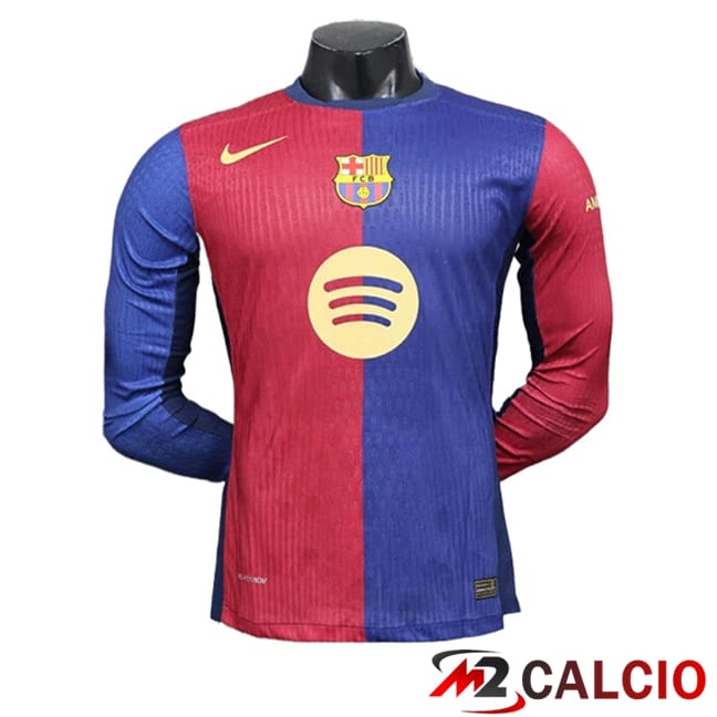 Maglie Calcio FC Barcellona Manica Lunga Prima 2024/2025