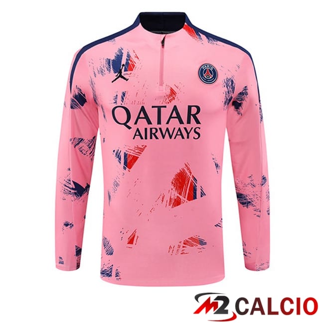 Felpa Allenamento Paris PSG Rosa 2024/2025