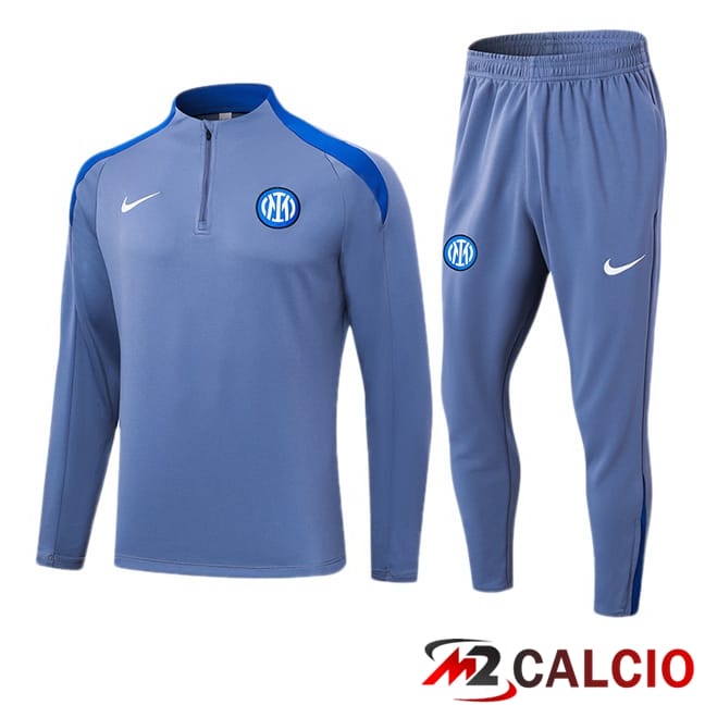Insieme Tuta Calcio Inter Milan Grigio 2024/2025